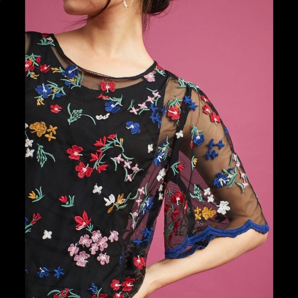 Anthropologie Tops - NWT Maeve Meadows Embroidered Top